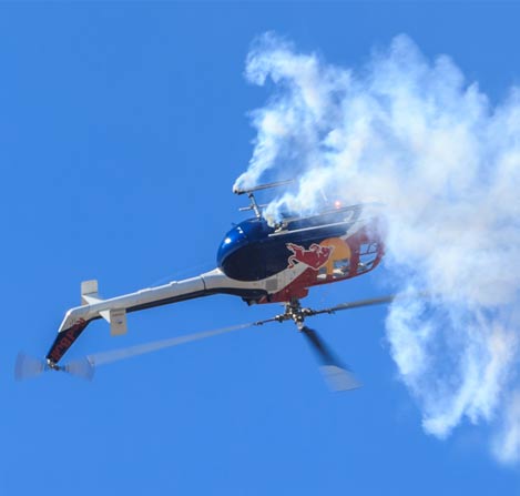 Red Bull helicopter