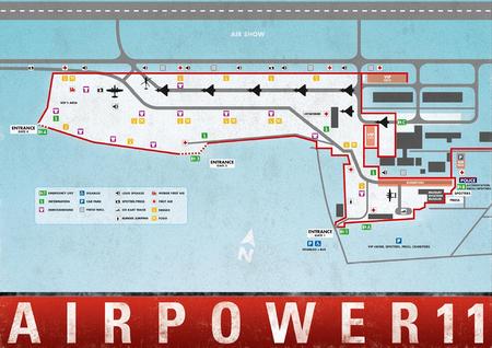 Airpower11 Map of airfield