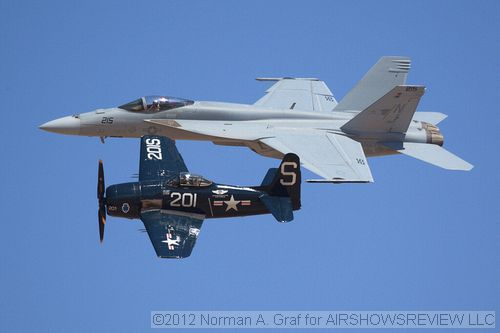 Legacy Flight: F-18E & F8F Bearcat