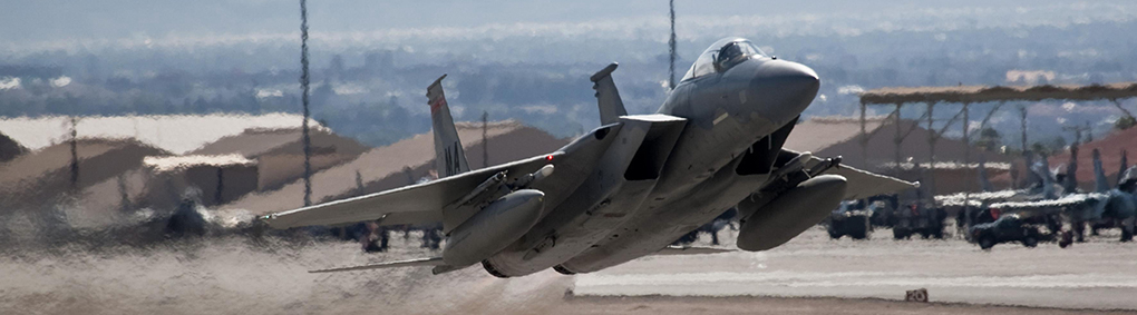 F-15 during Red Flag at Nellis